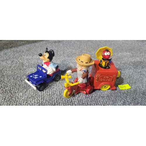 690A - A vintage Corgi Mr McHenry's Trike (magic Roundabout) & A Mickey Mouse Car