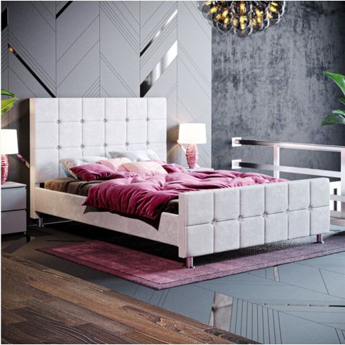 1036 - A Valentina Ottoman bed frame approx 4ft 6inch wide RRP £244. Supplied in four boxes, requires assem... 