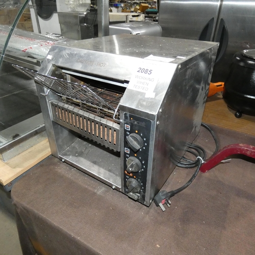 2085 - A commercial stainless steel conveyor toaster by Lincat type A003 240v - trade. TESTED WORKING