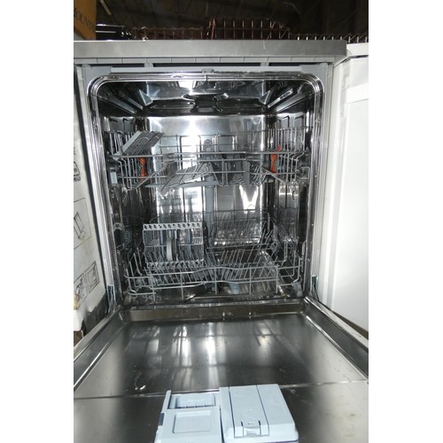 2126 - A silver under counter dishwasher by Hotpoint - trade