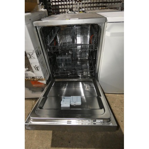 2126 - A silver under counter dishwasher by Hotpoint - trade