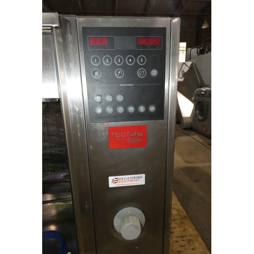 2183 - A commercial stainless steel rotisserie oven by Fri-jado type STG5-p fitted with a blue 240v industr... 