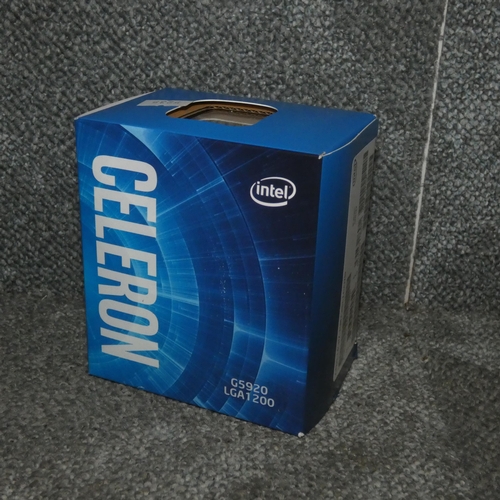 3364 - 4 Intel Celeron processors with thermal solution type G5920/LGA1200 3.5GHZ, 2MB cache, boxed unused