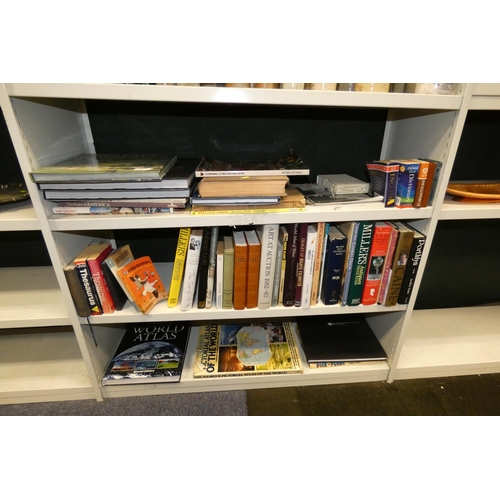 4058 - A quantity of miscellaneous interesting hardback books (3 shelves)