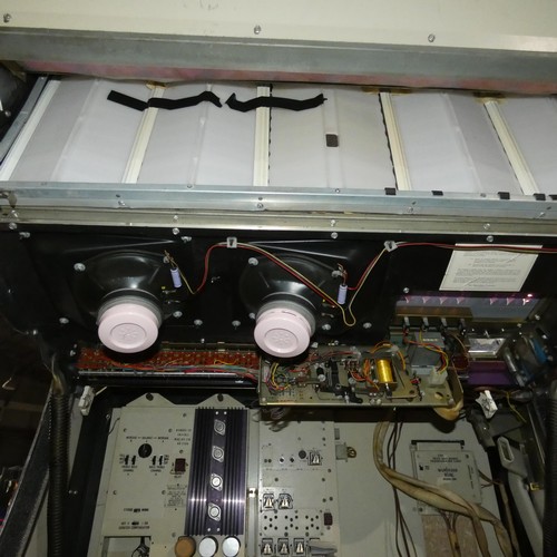 A vintage Wurlitzer Americana multi-selector phonograph juke