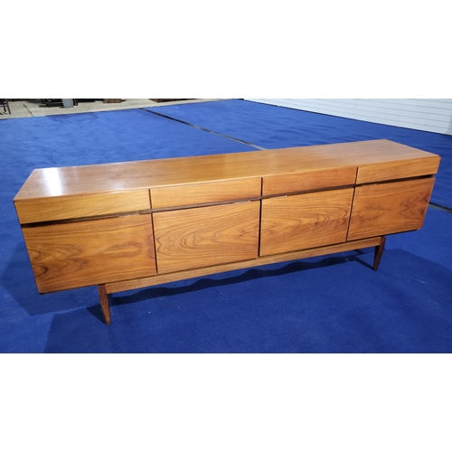 4307 - Rosewood sideboard Model FA-66 Ib Kofod-Larsen for Faarup Møbelfabrik, 1960s. 
Wear consistent with ... 