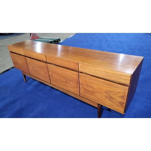 4307 - Rosewood sideboard Model FA-66 Ib Kofod-Larsen for Faarup Møbelfabrik, 1960s. 
Wear consistent with ... 