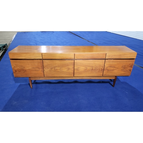 4307 - Rosewood sideboard Model FA-66 Ib Kofod-Larsen for Faarup Møbelfabrik, 1960s. 
Wear consistent with ... 