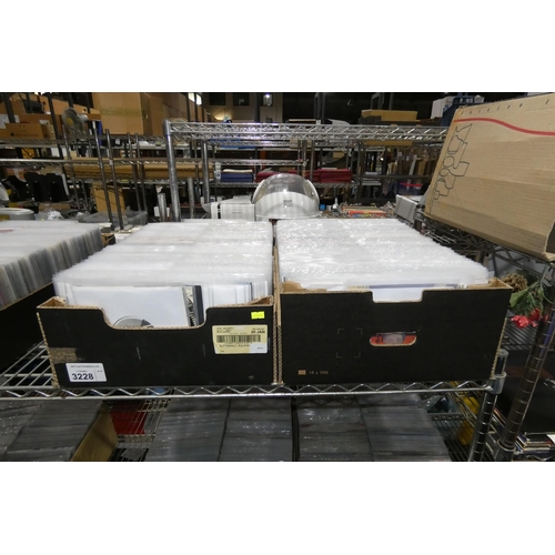 3228 - 2 boxes containing a quantity of various 7 inch vinyl records. Not practical to list in detail so pl... 