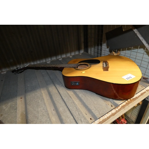 3315 - A 6 string acoustic guitar by Encore Type EA255