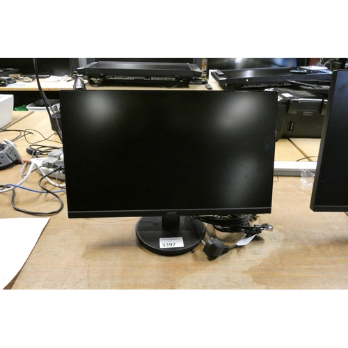 3397 - A 24 inch computer monitor by Acer type K24HYL HDMI - trade