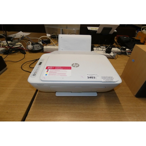 3403 - An office printer by HP type Deskjet 2620 - trade