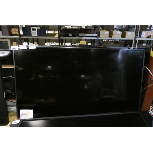 3413 - A 55 inch HDTV by LG type 55LW340C, comes with remote control, cd manual, no stand - trade