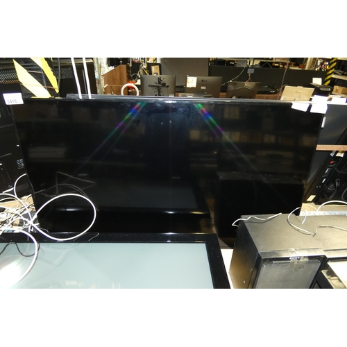 3416 - A 55 inch digital signage/monitor by Samsung type DB55D no remote, no stand - please note screen rea... 