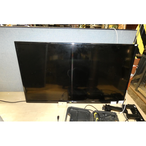 3421 - A 50 inch wide screen HDTV by Cello type C50238DVBT2, comes with wall bracket, no remote control - t... 