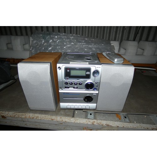 3424 - An Alba stereo system type: HIF8889rc, 240v, with remote control trade (Trade)