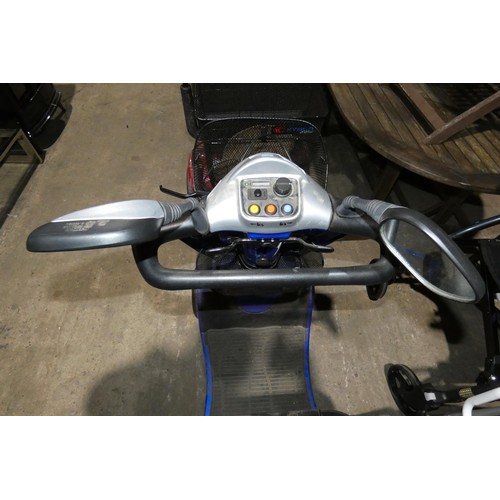 3062 - A battery powered mobility scooter by Elite Mobility, supplied with a mains battery charger but NO k... 