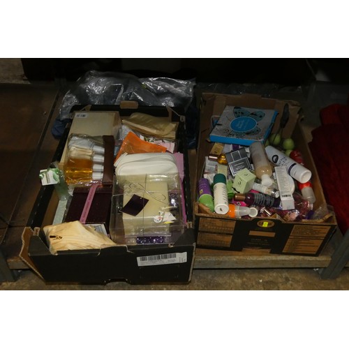 3115 - A quantity of various items including toiletries, crockery etc. Contents of 1 bay /3 shelves