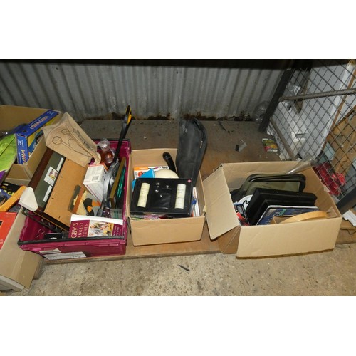 3316 - A large quantity of various items including books, games, cameras etc trade