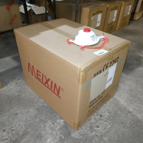 5097 - 1 box containing 200 x Meixin industrial face masks (FFP3 non medical)