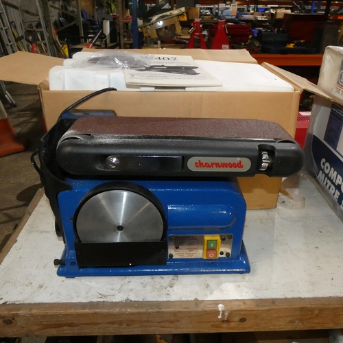 5109 - 1 x W407 belt and disc sander model 4inch x 6 inch