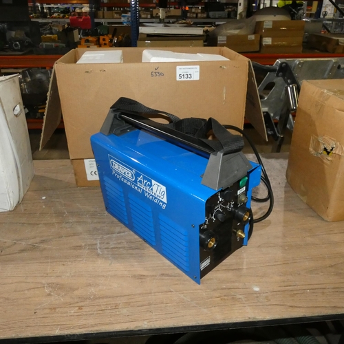 5133 - A Draper 150A ARC / TIG inverter welder 240v part no. INV 160HF , But No Welding Leads.. supplied wi... 