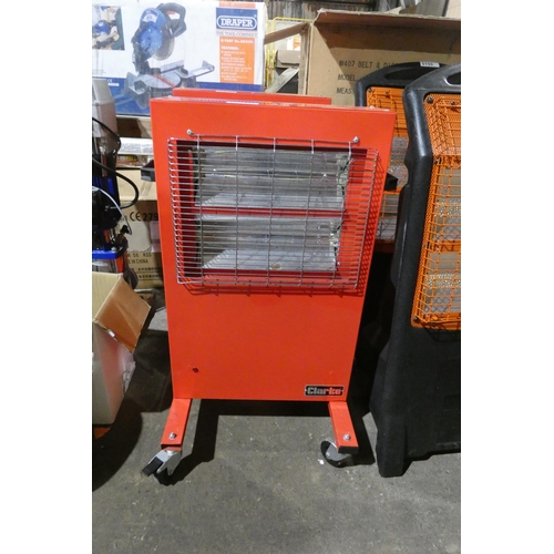 5152 - A Clarke heater type Devil 370P, 240v. Please note that no heating bulbs are fitted or included