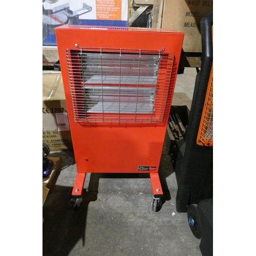 5153 - A Clarke heater type Devil 370P, 240v. Please note that no heating bulbs are fitted or included