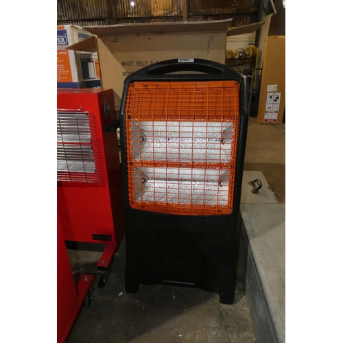 5155 - A Rhino TQ3 thermo quartz heater, 240v. Please note that no heating bulbs are fitted or included