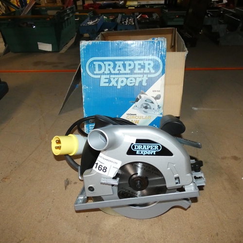 5168 - A Draper Expert circular saw type CS153, 110v