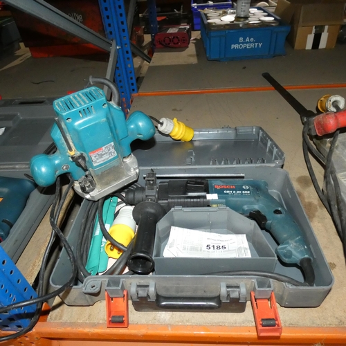 5185 - A Bosch drill and a Makita 3620 router - both 110v