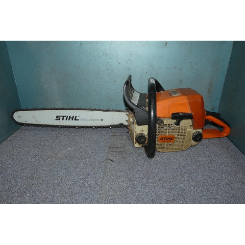 5191 - A Stihl petrol engine chainsaw type 039 with a Stihl 20 inch bar and chain