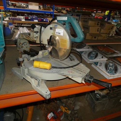 5196 - A Makita sliding mitre saw type LS1013, 110v