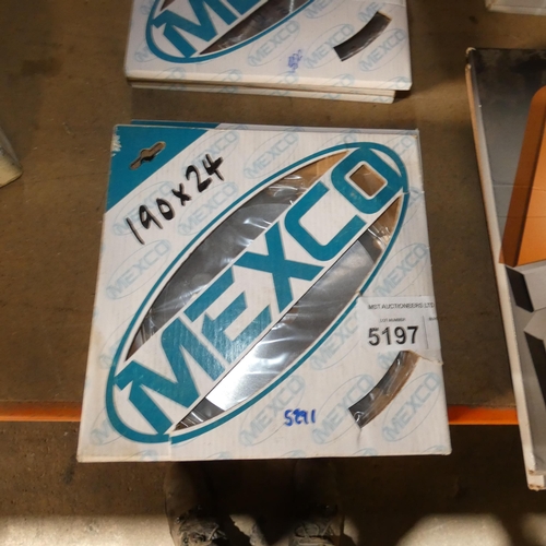 5197 - 4 x Mexco circular saw blades 190 x 24