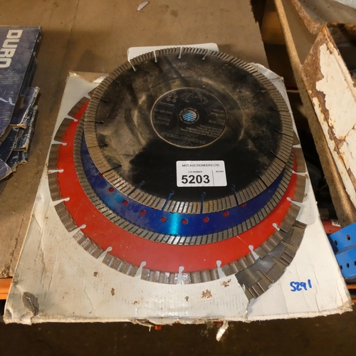 5203 - 4 x various cutting blades