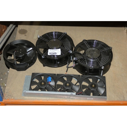 5249 - 4 various fan assemblies