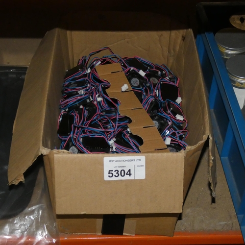 5304 - 1 box containing a quantity of small fan assemblies