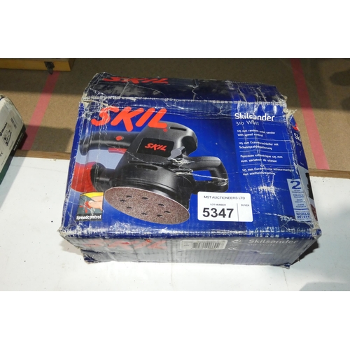 5347 - A Skil random orbit sander type 7345, 240v