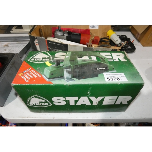 5378 - A Stayer power plane type 982, 110v