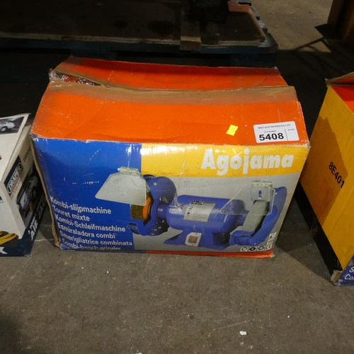 5408 - An Agojama bench grinder type 8E401, 240v