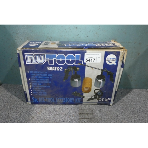 5417 - A Nu-Tool 5 piece air accessory kit type 69ATK-2