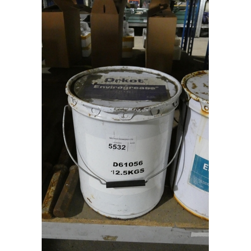 5532 - 1 x 12.5kg tub of Orkot Envirogrease