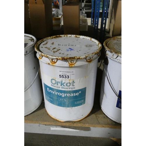 5533 - 1 x 12.5kg tub of Orkot Envirogrease