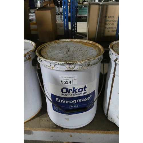 5534 - 1 x 12.5kg tub of Orkot Envirogrease