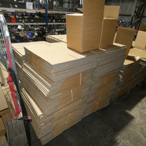 5717 - 1 pallet containing a quantity of flat packed cardboard boxes, sizes when built approx 29 x 29 x 36c... 