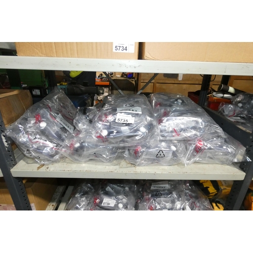 5735 - 60 x Martcare dust & liquid protective goggles (6 x bags of 10). Contents of 1 shelf