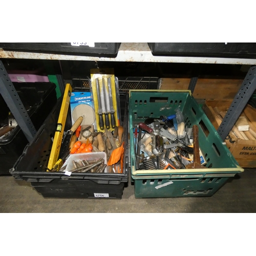 5756 - A quantity of various hand tools. Not practical to list in detail so please view or see photographs.... 