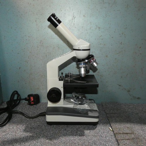 5549 - 1 x Microtec CM-3 educational / student microscope (up to 400x magnification). Unused, boxed and ori... 