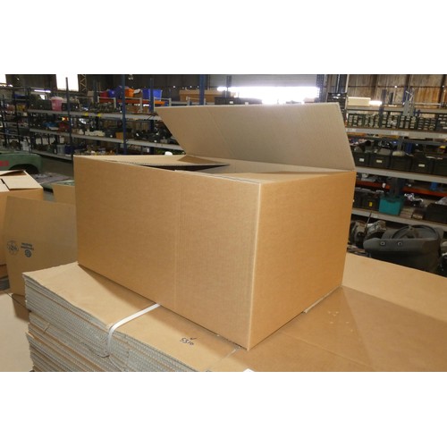 5720 - 1 pallet containing a quantity of flat packed cardboard boxes, size when built approx 63 x 43 x 31cm... 