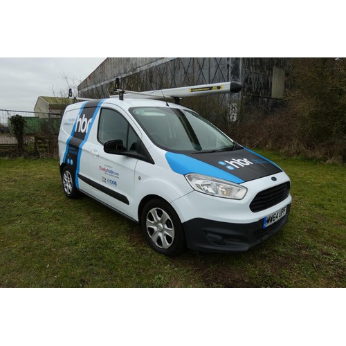 1 - Ford Transit Courier TDCI Trend Van, White, reg: MW64 UPF, 19/12/2014, 5 spd manual Diesel 1499cc, M... 